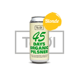 45 Days Organic Pilsner, bière artisanale houblonnée, fruitée