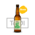45 Days Organic Pilsner, bière artisanale houblonnée, fruitée, 33 cl