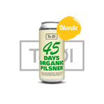 45 Days Organic Pilsner, bière artisanale houblonnée, fruitée