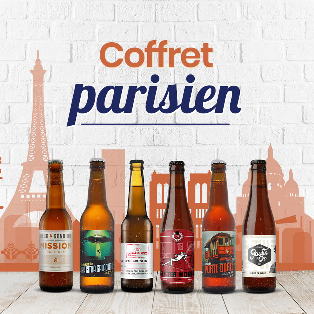 Coffret cadeau biere, 6 bieres artisanales de Paris à offrir en